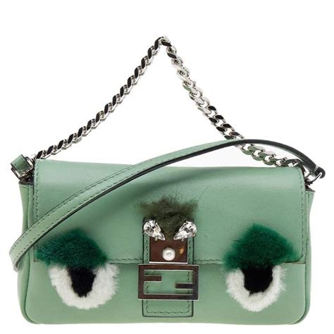 fendi micro baguette monster|farfetch fendi baguette.